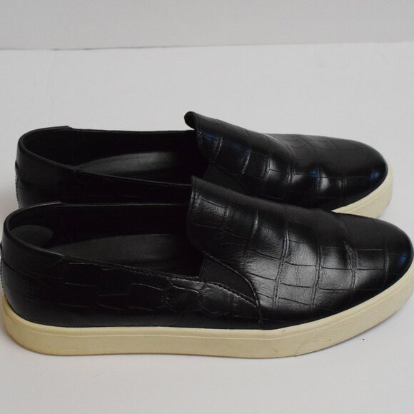 Cole Haan Women's Black Snakeskin Loafers Casual Slip On Leather Sneakers - 8.5 - Picture 2 of 12